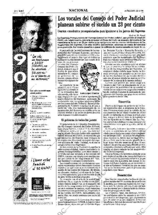 ABC MADRID 20-05-1998 página 24