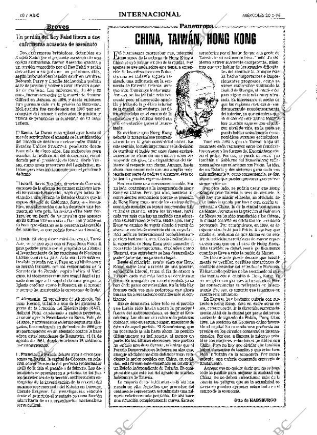 ABC MADRID 20-05-1998 página 40