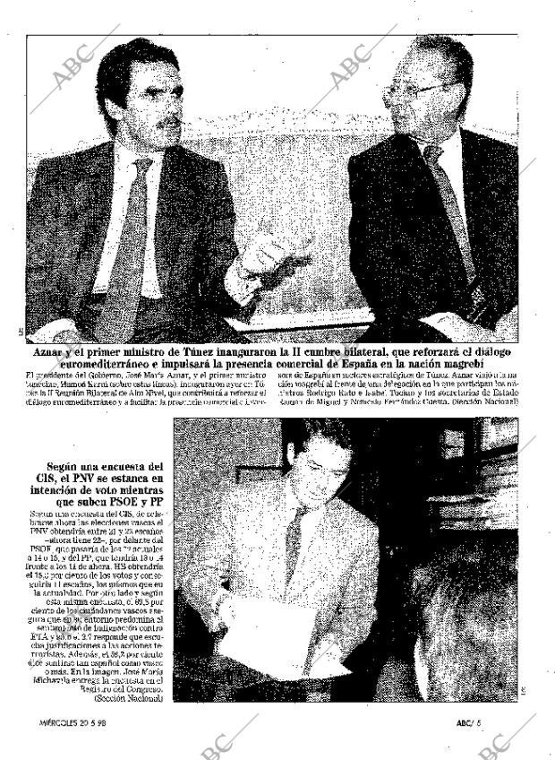 ABC MADRID 20-05-1998 página 5