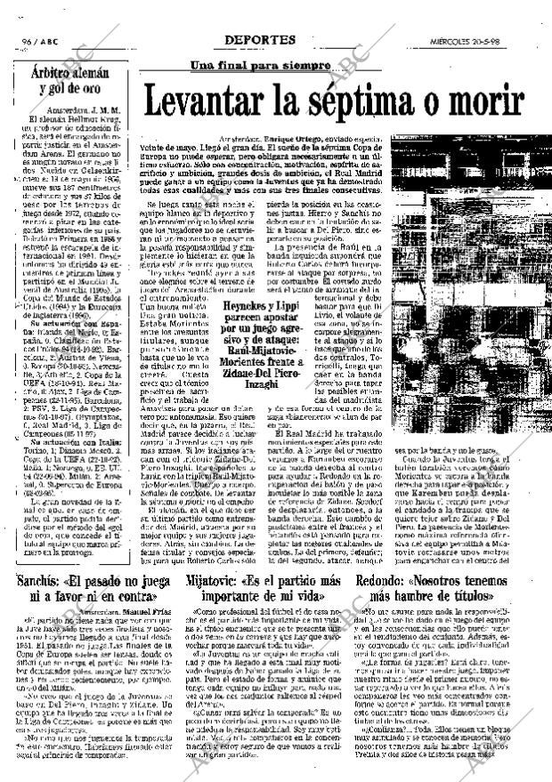 ABC MADRID 20-05-1998 página 96