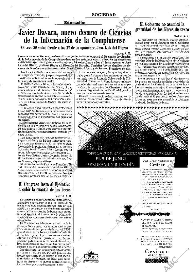 ABC MADRID 21-05-1998 página 105