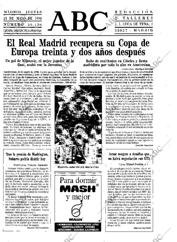 ABC MADRID 21-05-1998 página 13