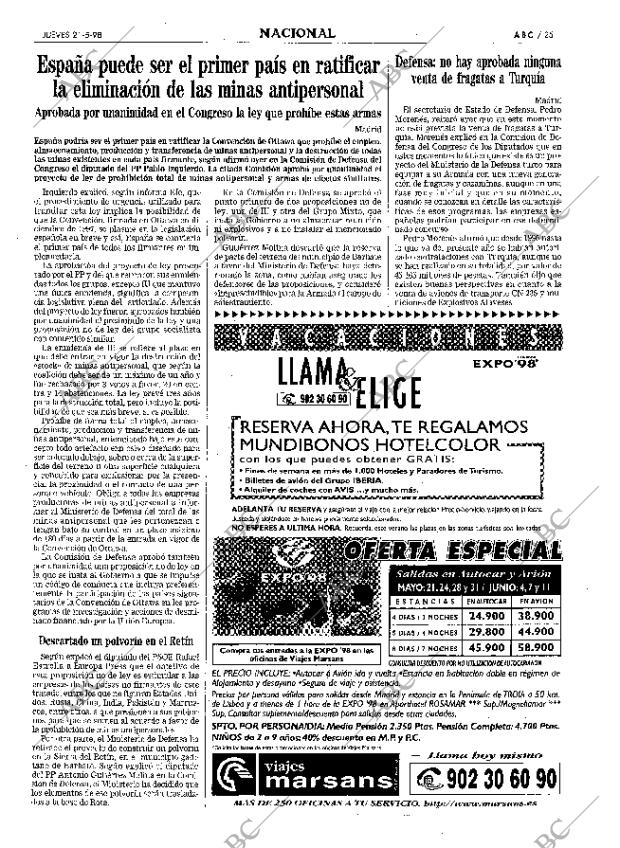 ABC MADRID 21-05-1998 página 25
