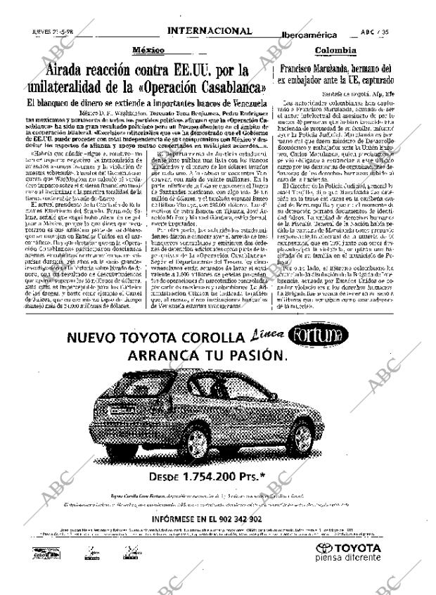 ABC MADRID 21-05-1998 página 35