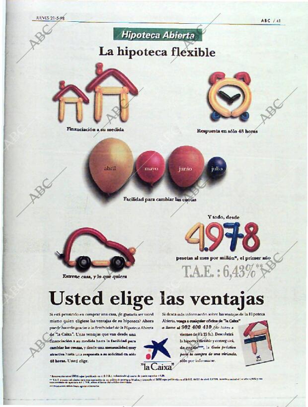 ABC MADRID 21-05-1998 página 41