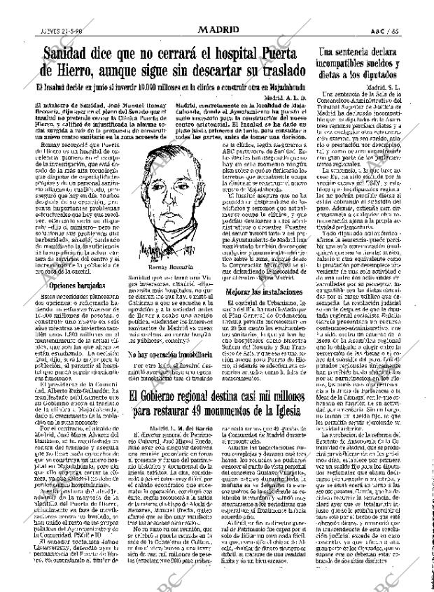 ABC MADRID 21-05-1998 página 65