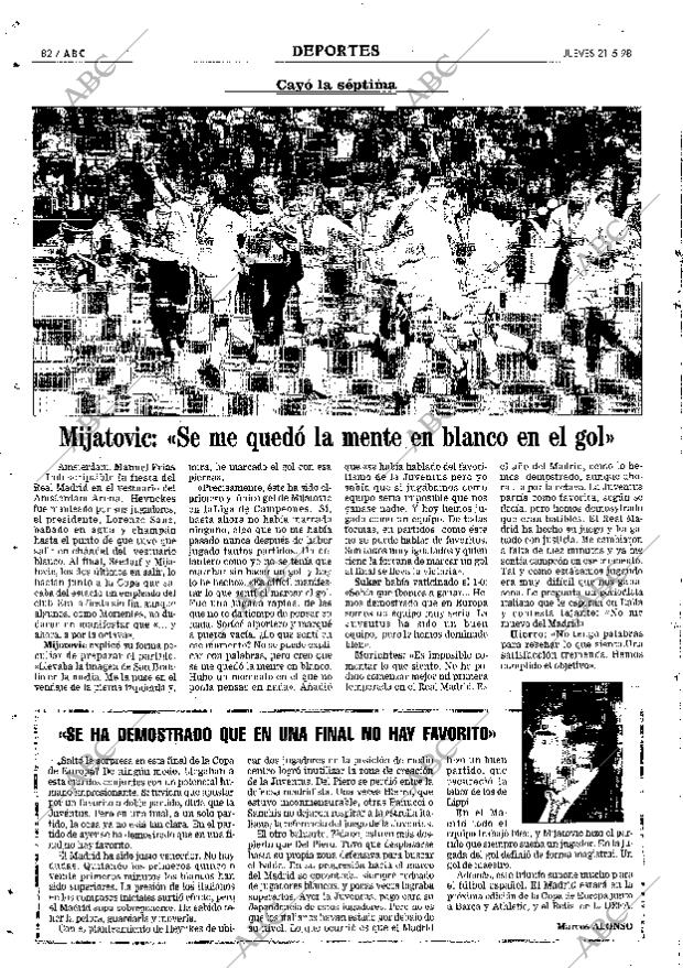 ABC MADRID 21-05-1998 página 82