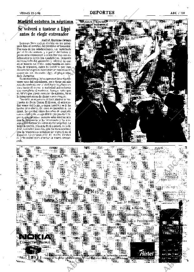 ABC MADRID 22-05-1998 página 109