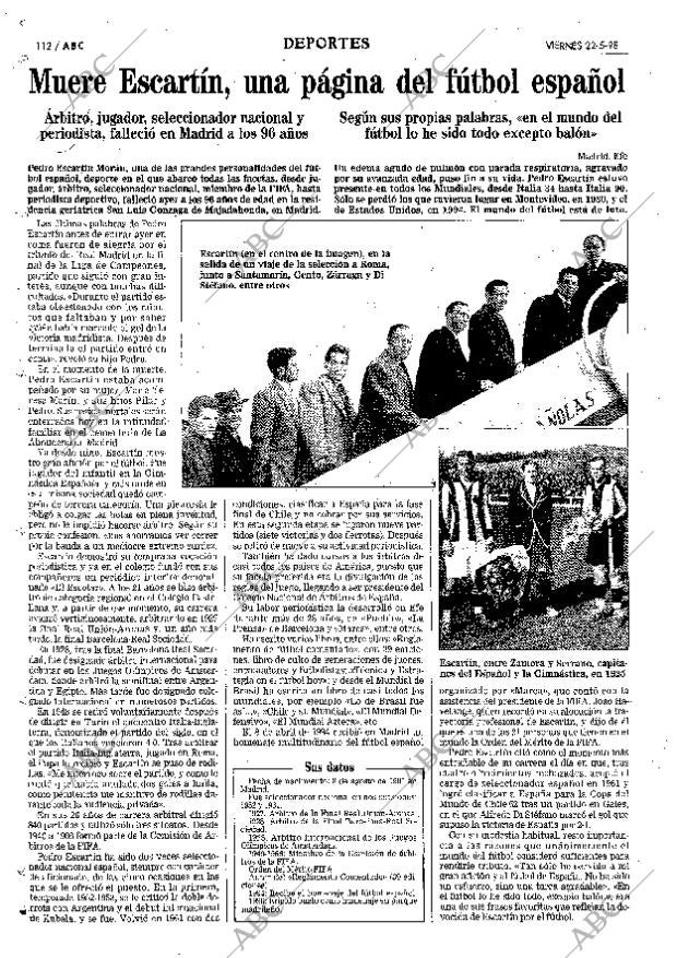 ABC MADRID 22-05-1998 página 112