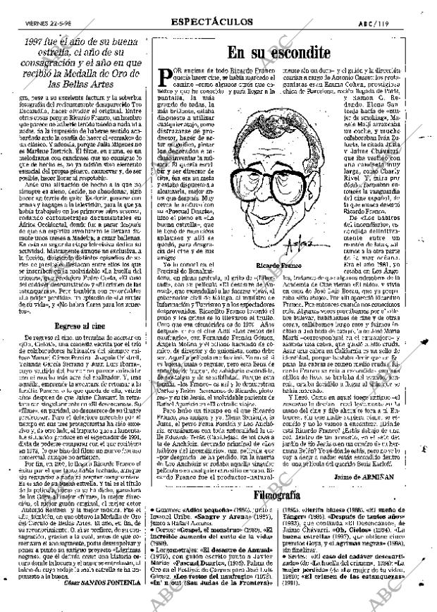 ABC MADRID 22-05-1998 página 119