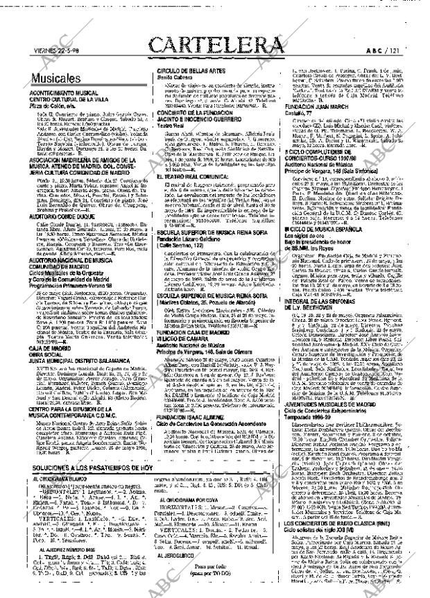 ABC MADRID 22-05-1998 página 121