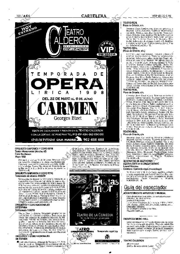 ABC MADRID 22-05-1998 página 122