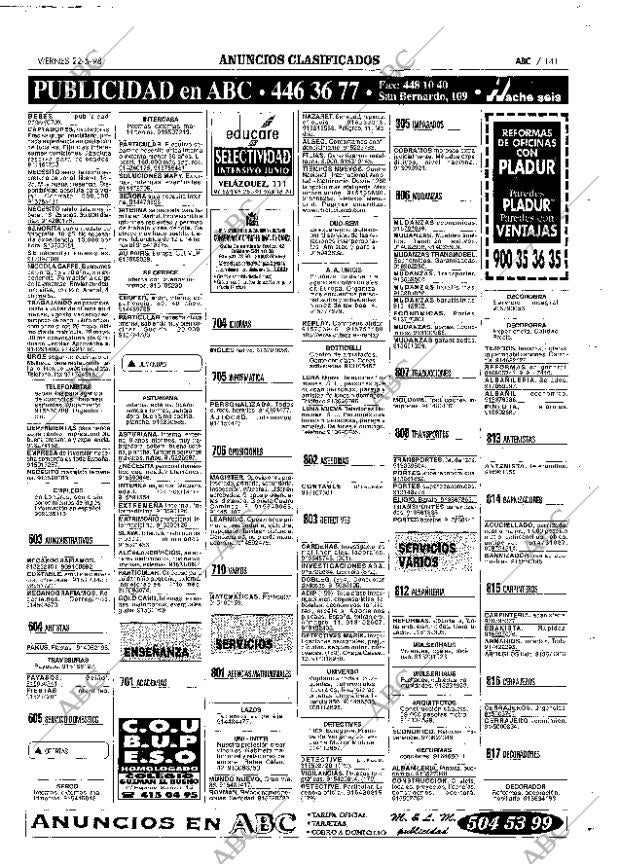 ABC MADRID 22-05-1998 página 141