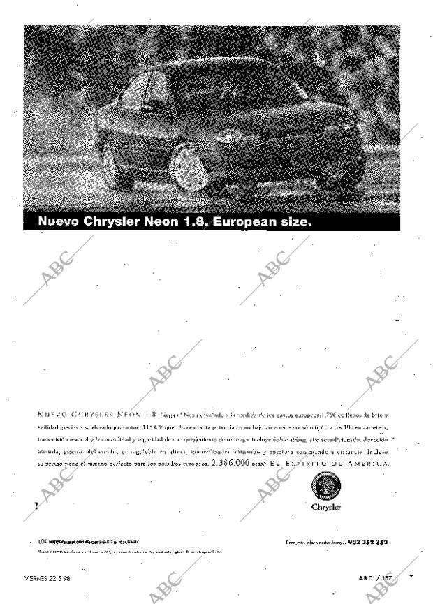 ABC MADRID 22-05-1998 página 157