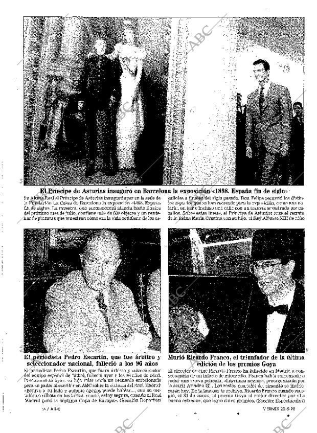 ABC MADRID 22-05-1998 página 16