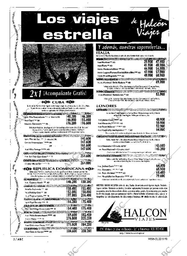 ABC MADRID 22-05-1998 página 2