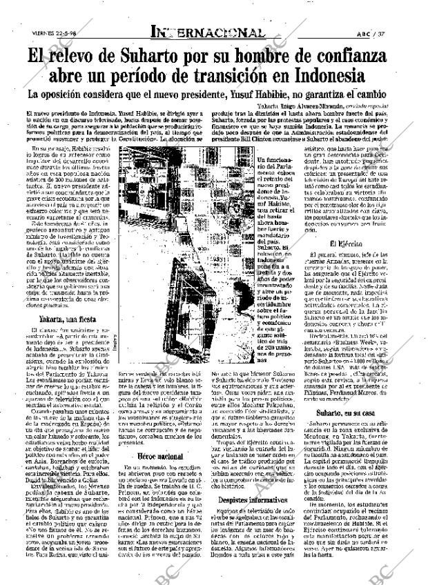 ABC MADRID 22-05-1998 página 37