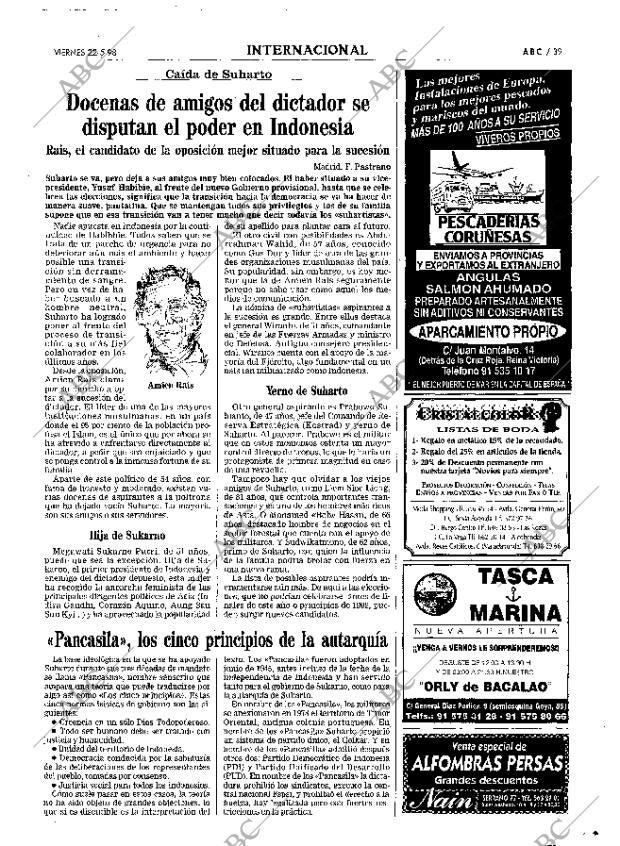 ABC MADRID 22-05-1998 página 39