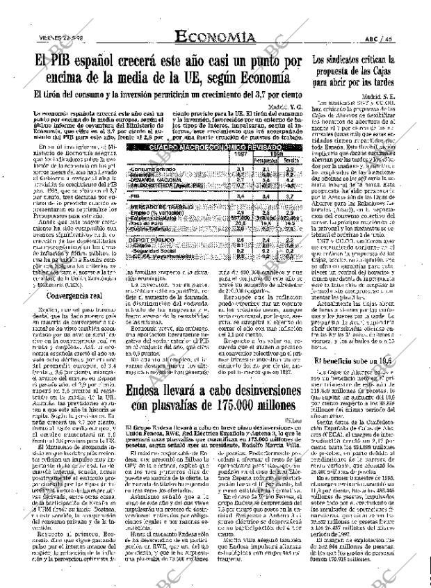 ABC MADRID 22-05-1998 página 45