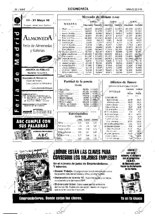 ABC MADRID 22-05-1998 página 56