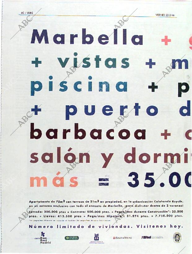 ABC MADRID 22-05-1998 página 60