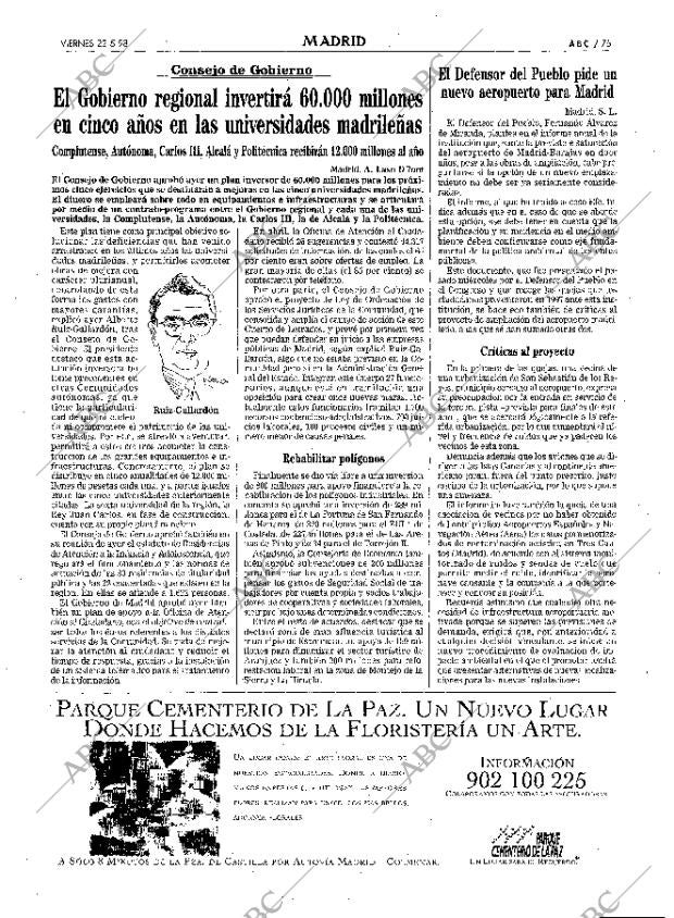 ABC MADRID 22-05-1998 página 75