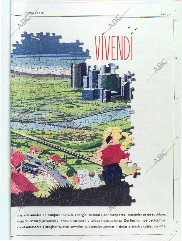 ABC MADRID 22-05-1998 página 81