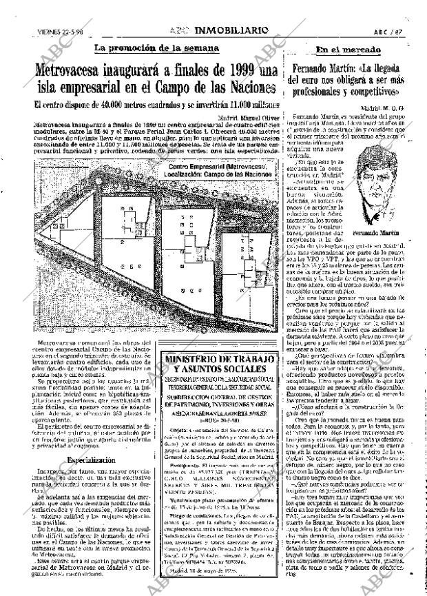 ABC MADRID 22-05-1998 página 87
