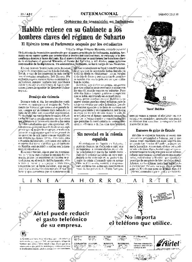 ABC MADRID 23-05-1998 página 30