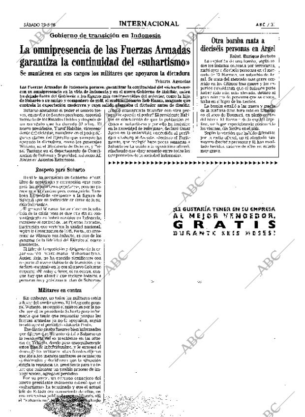ABC MADRID 23-05-1998 página 31