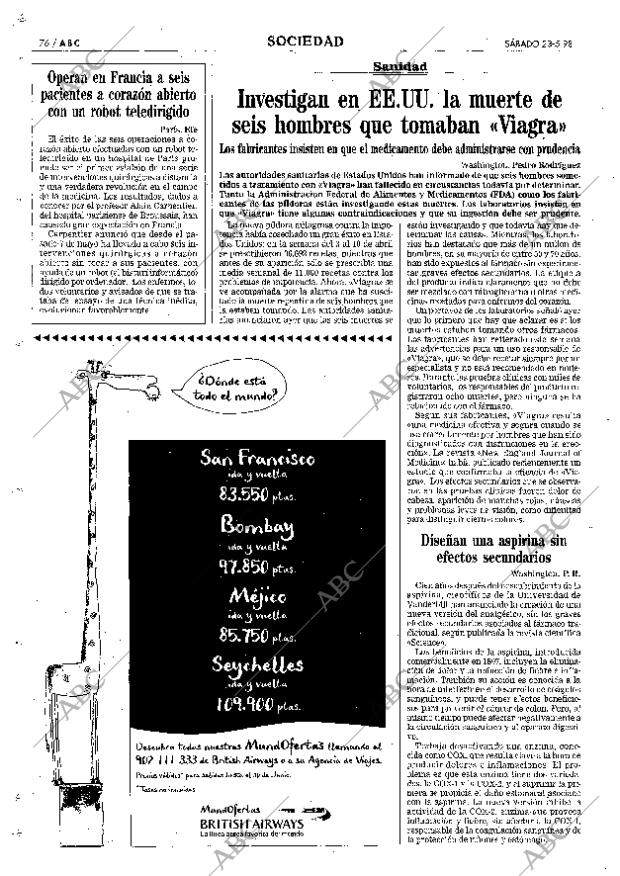 ABC MADRID 23-05-1998 página 76