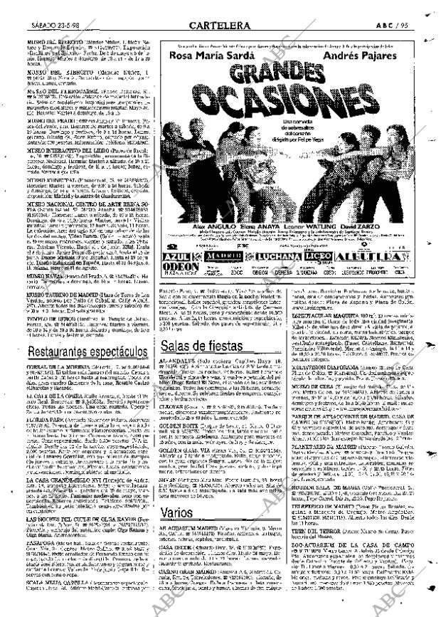 ABC MADRID 23-05-1998 página 95
