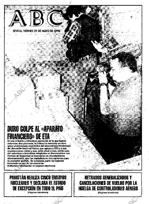 ABC SEVILLA 29-05-1998 página 1