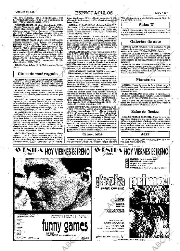 ABC SEVILLA 29-05-1998 página 107