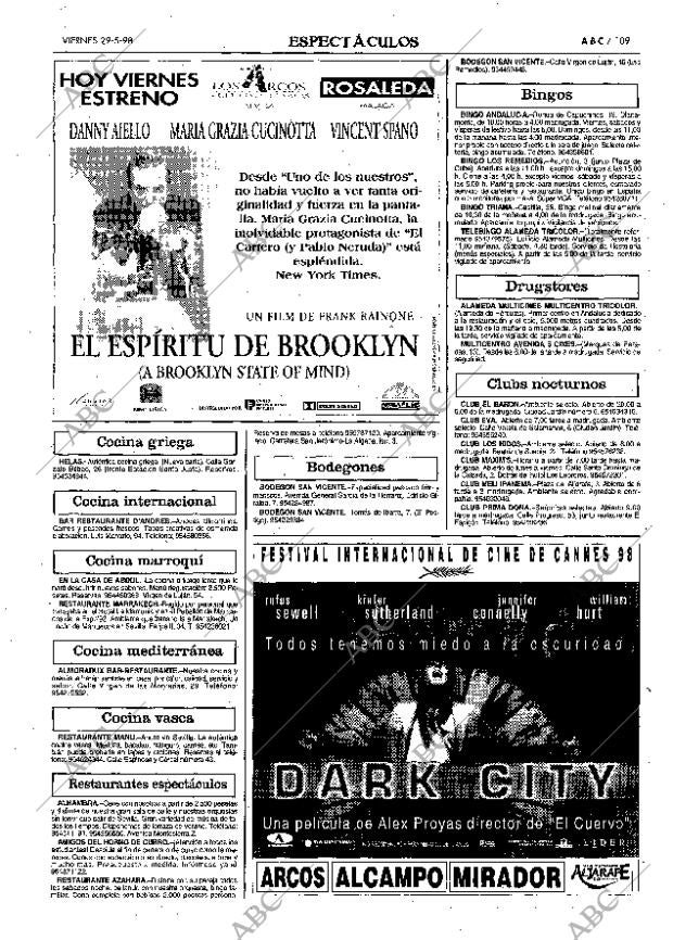 ABC SEVILLA 29-05-1998 página 109