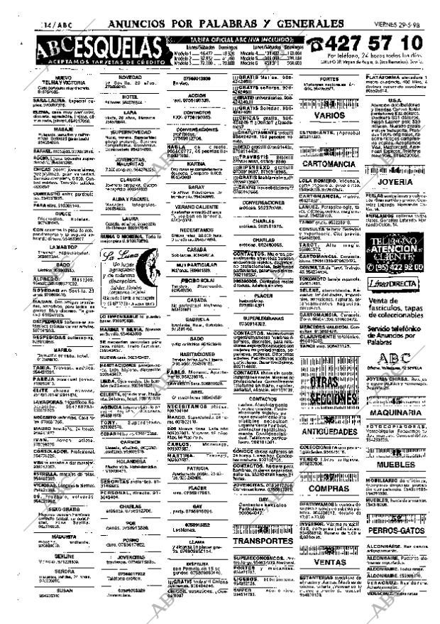 ABC SEVILLA 29-05-1998 página 114