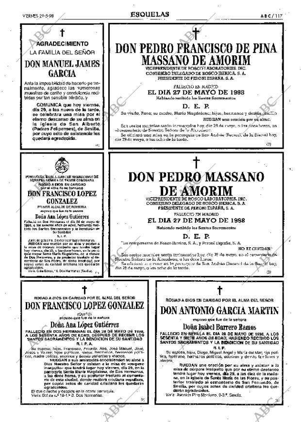 ABC SEVILLA 29-05-1998 página 117
