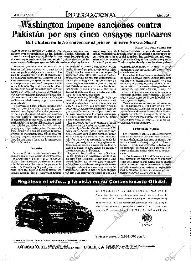 ABC SEVILLA 29-05-1998 página 37