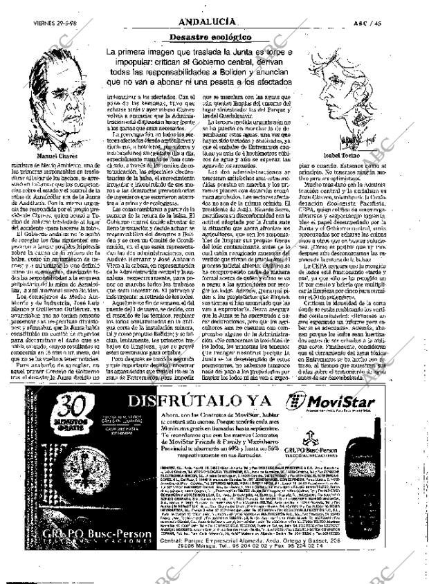 ABC SEVILLA 29-05-1998 página 45