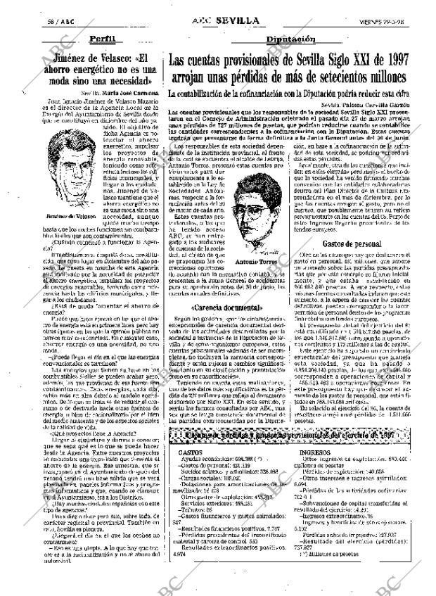 ABC SEVILLA 29-05-1998 página 58