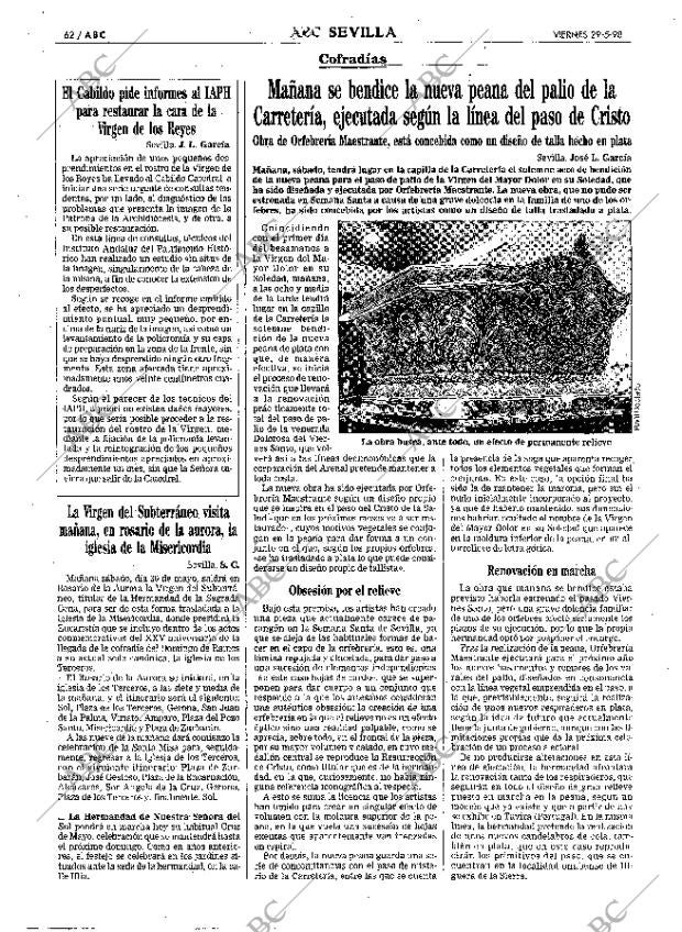 ABC SEVILLA 29-05-1998 página 62