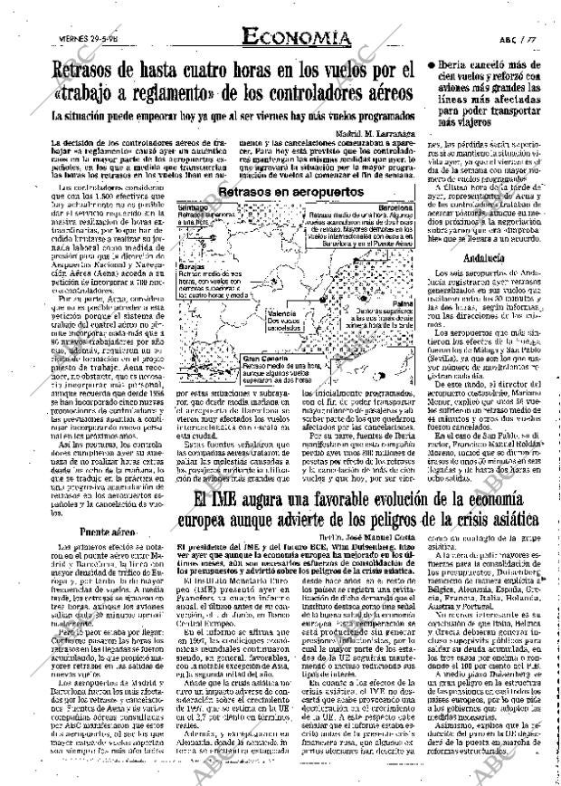 ABC SEVILLA 29-05-1998 página 77