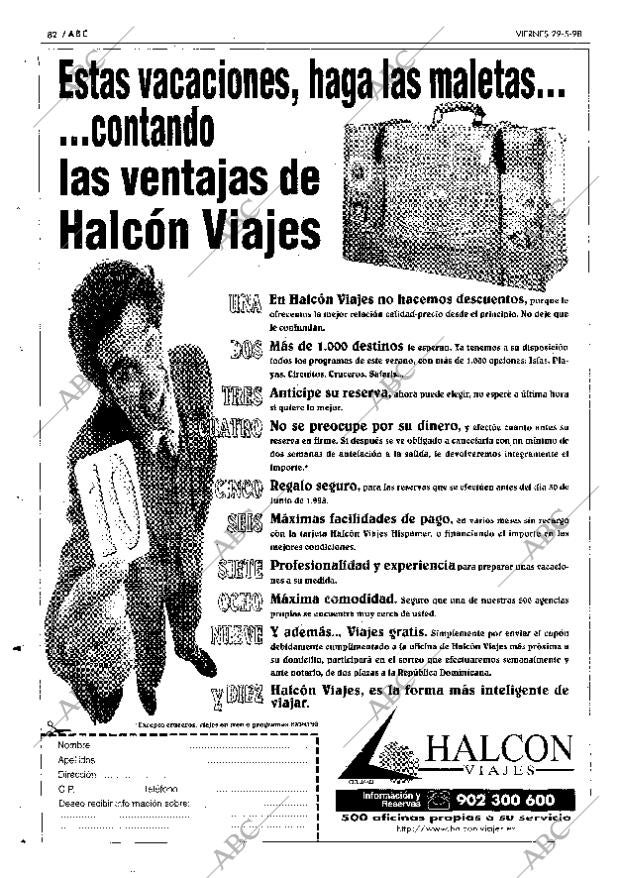 ABC SEVILLA 29-05-1998 página 82