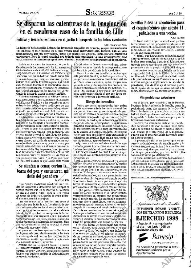 ABC SEVILLA 29-05-1998 página 89