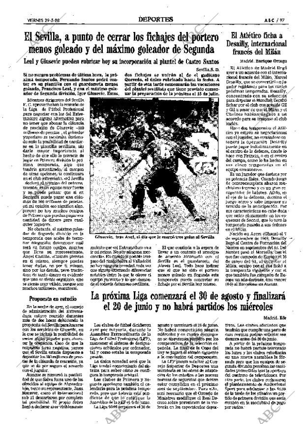 ABC SEVILLA 29-05-1998 página 97