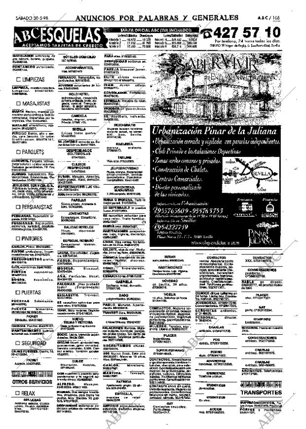ABC SEVILLA 30-05-1998 página 105