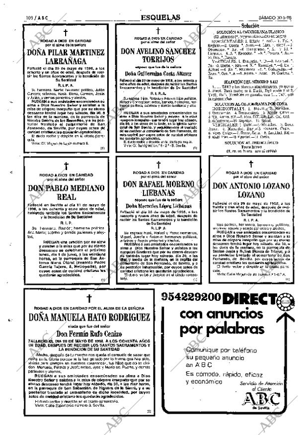 ABC SEVILLA 30-05-1998 página 108