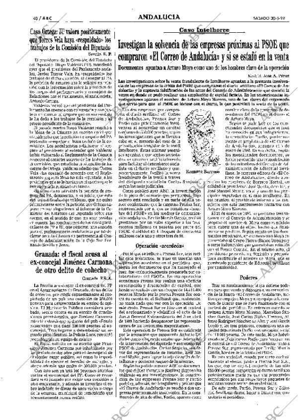 ABC SEVILLA 30-05-1998 página 40