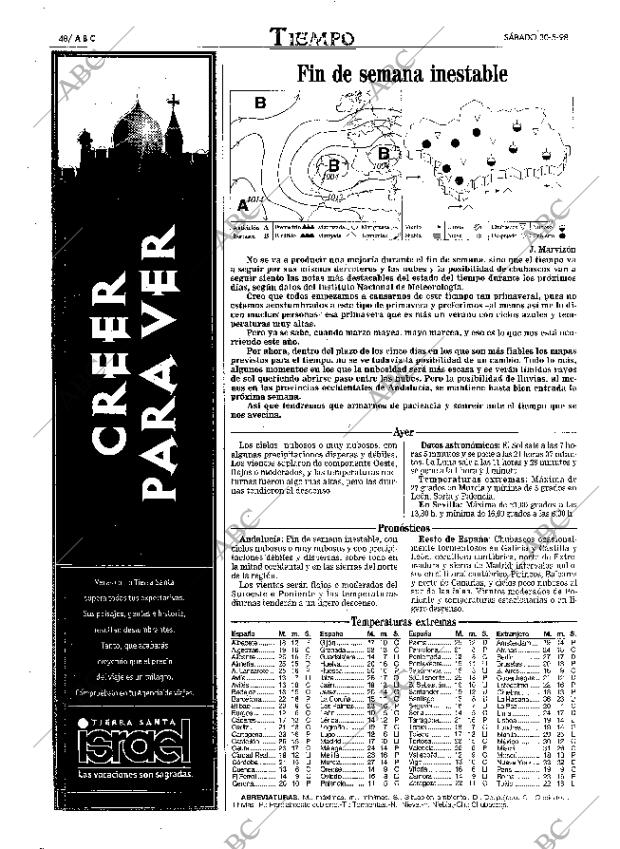 ABC SEVILLA 30-05-1998 página 48