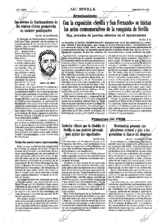 ABC SEVILLA 30-05-1998 página 52